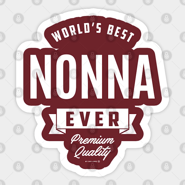 Nonna Tees Sticker by C_ceconello